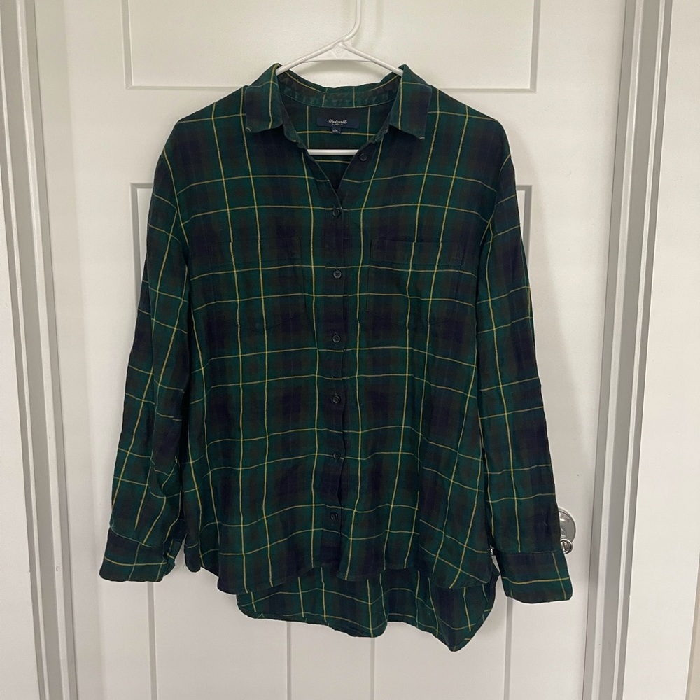 Madewell flannel button down